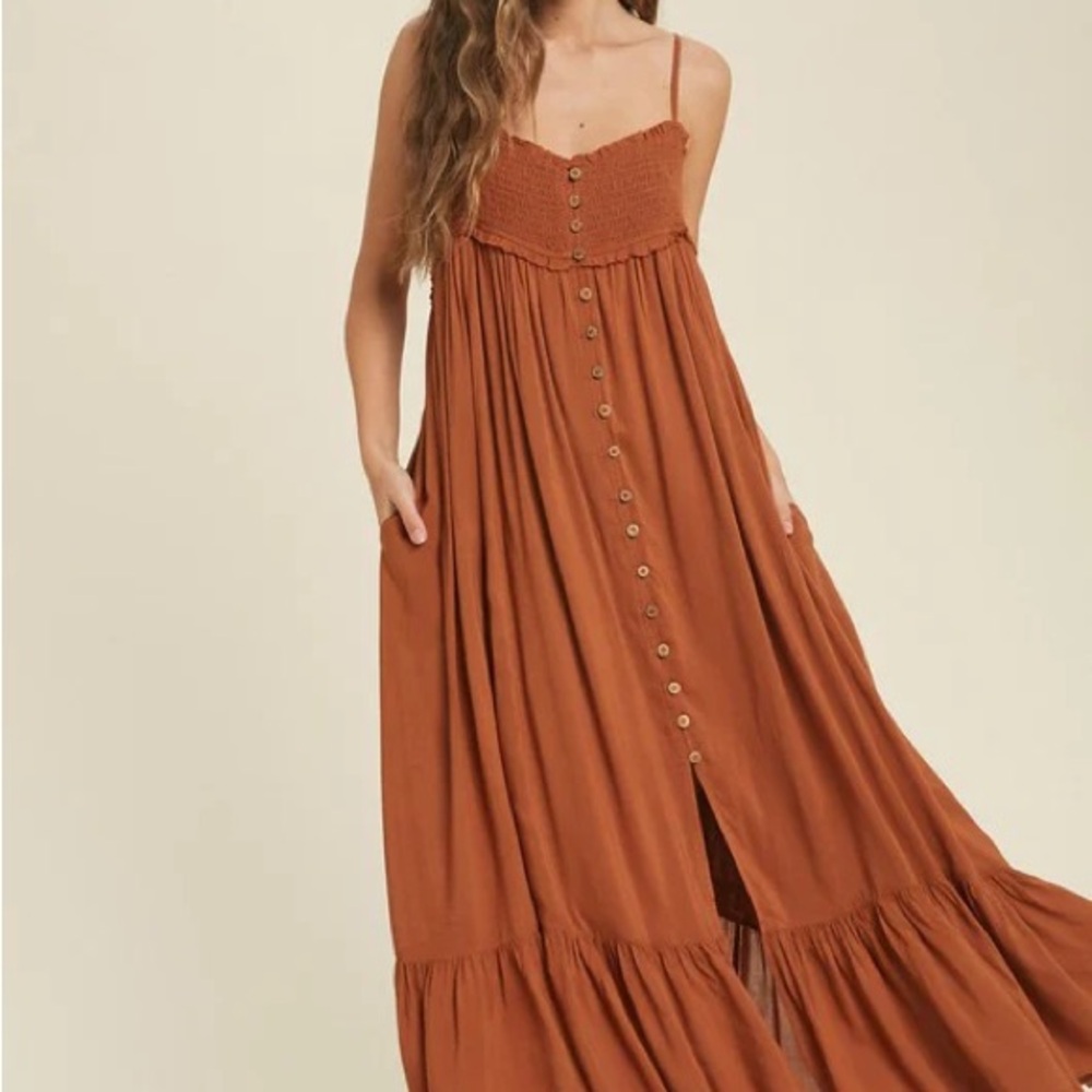 Brown Maxi Dress